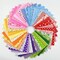 42Pcs 9.8"x 9.8" Fabric Square Quilting Cotton Pre-Cut Bundles